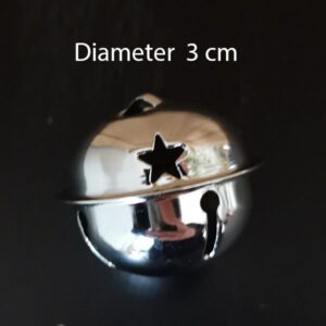 Bjælde diameter 3cm “sølv”