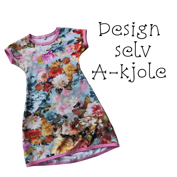 Design selv A kjole med lille ærme - KidzTown