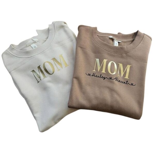 Personlig oversize sweatshirt med navn – til mor, mormor eller farmor